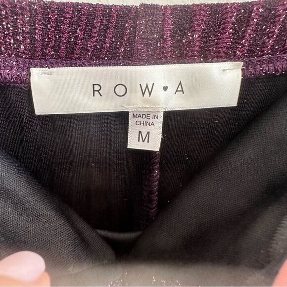 RowA (Nordstrom) | Purple Metallic Strapless Cocktail/Party Dress - Picture 4 of 6